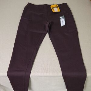NWT Carhartt Forced Fitted Utility Leggings Dark Burgandy Sz Small